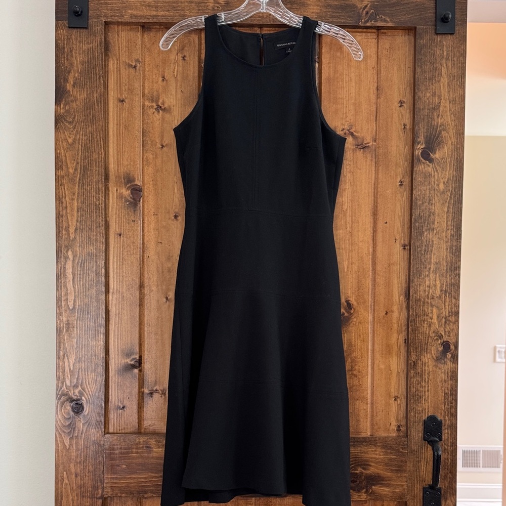 Banana Republic Classic Black Sleeveless Dress